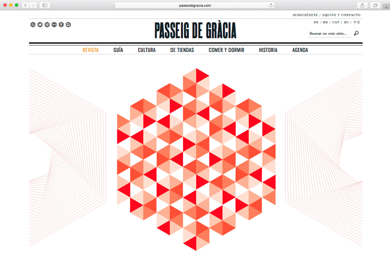 PASSEIG DE GRÀCIA / DISEÑO WEB