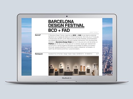BARCELONA CENTRE DE DISSENY / DISEÑO WEB