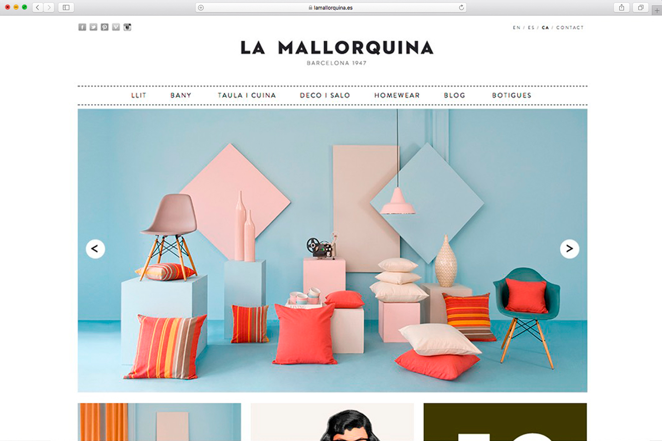 LA MALLORQUINA / DISEÑO WEB