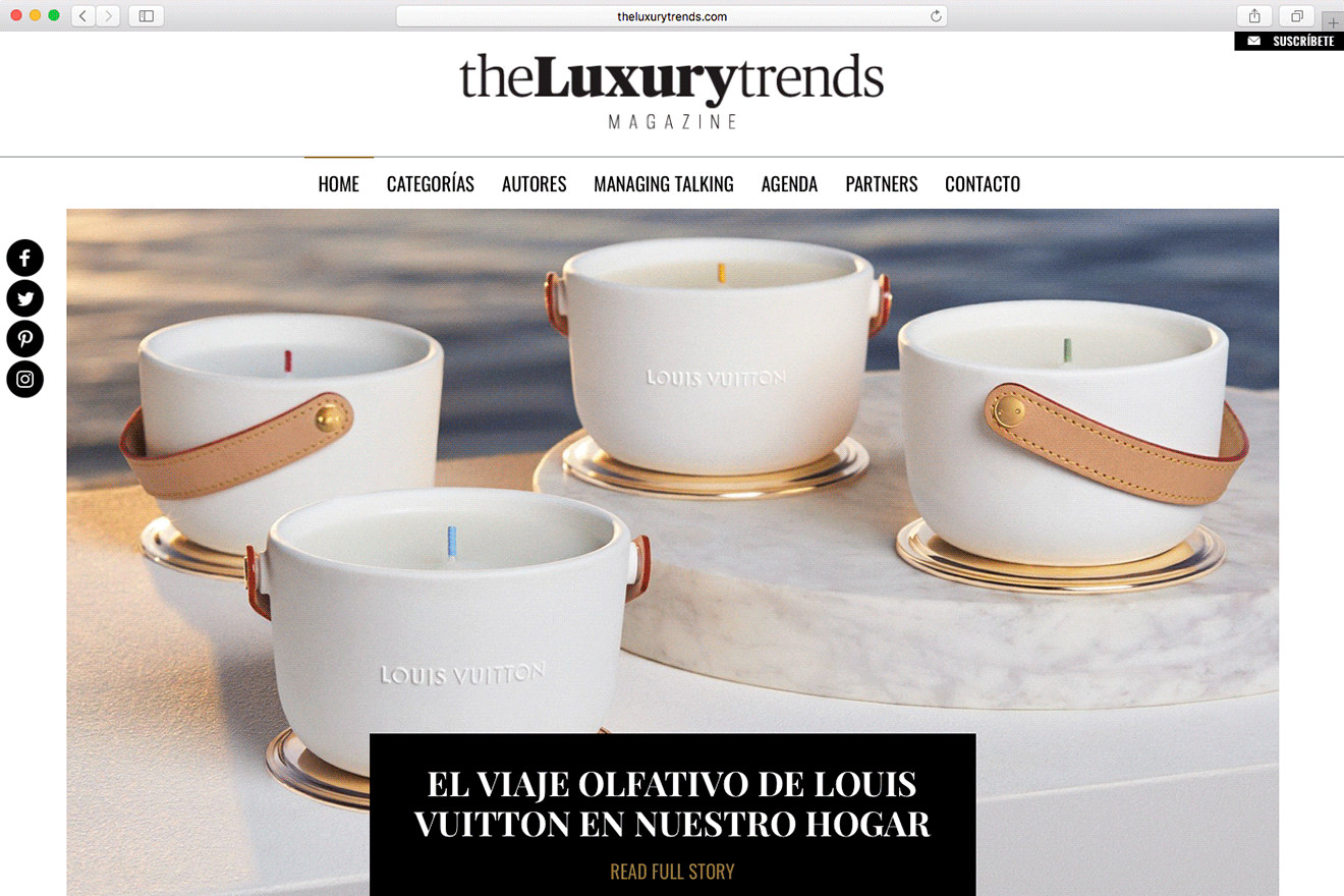 THE LUXURY TRENDS / DISEÑO WEB