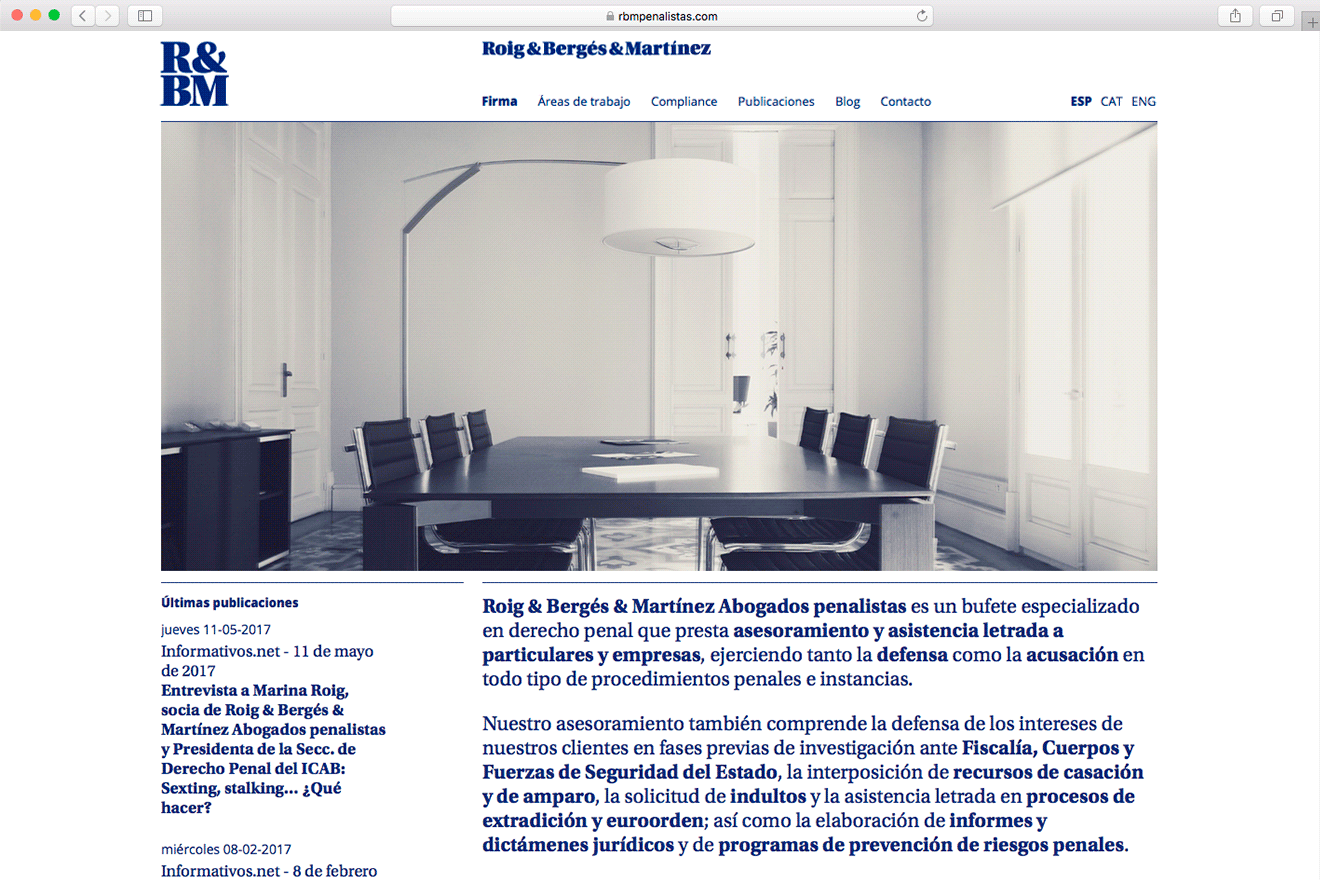 RBM PENALISTAS / DISEÑO WEB