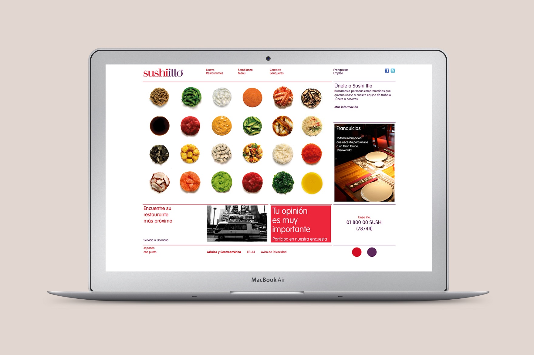 SUSHI-ITTO / DISEÑO WEB