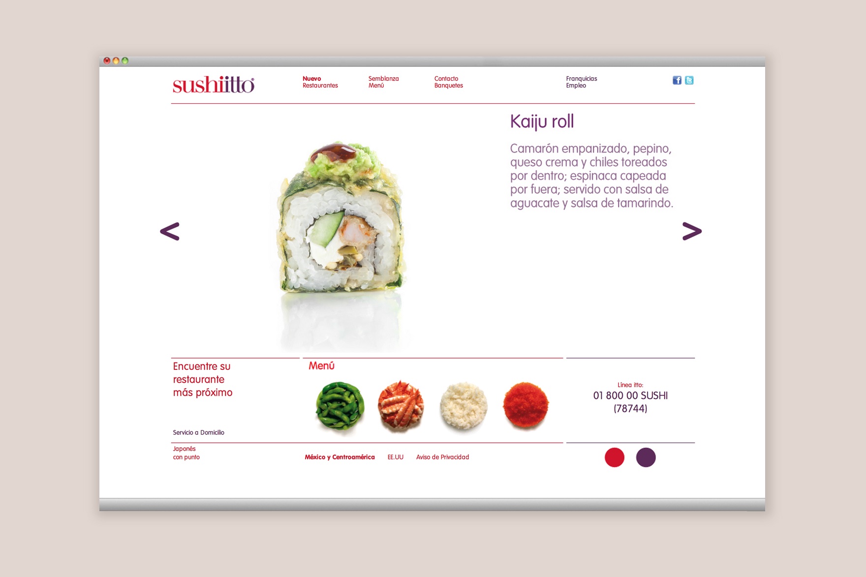 SUSHI-ITTO / DISEÑO WEB