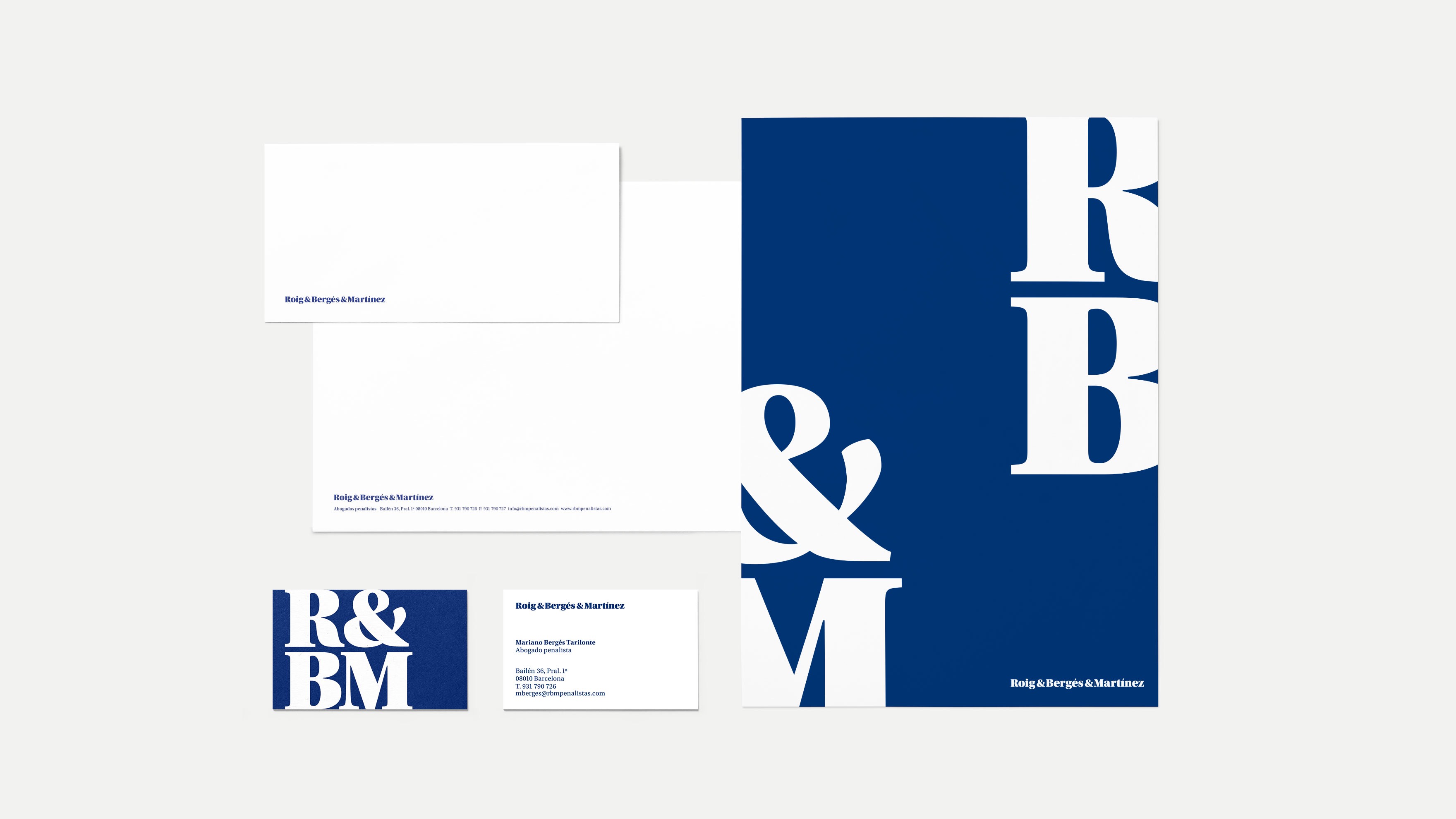 RBM PENALISTAS / IDENTITAT CORPORATIVA / BRANDING