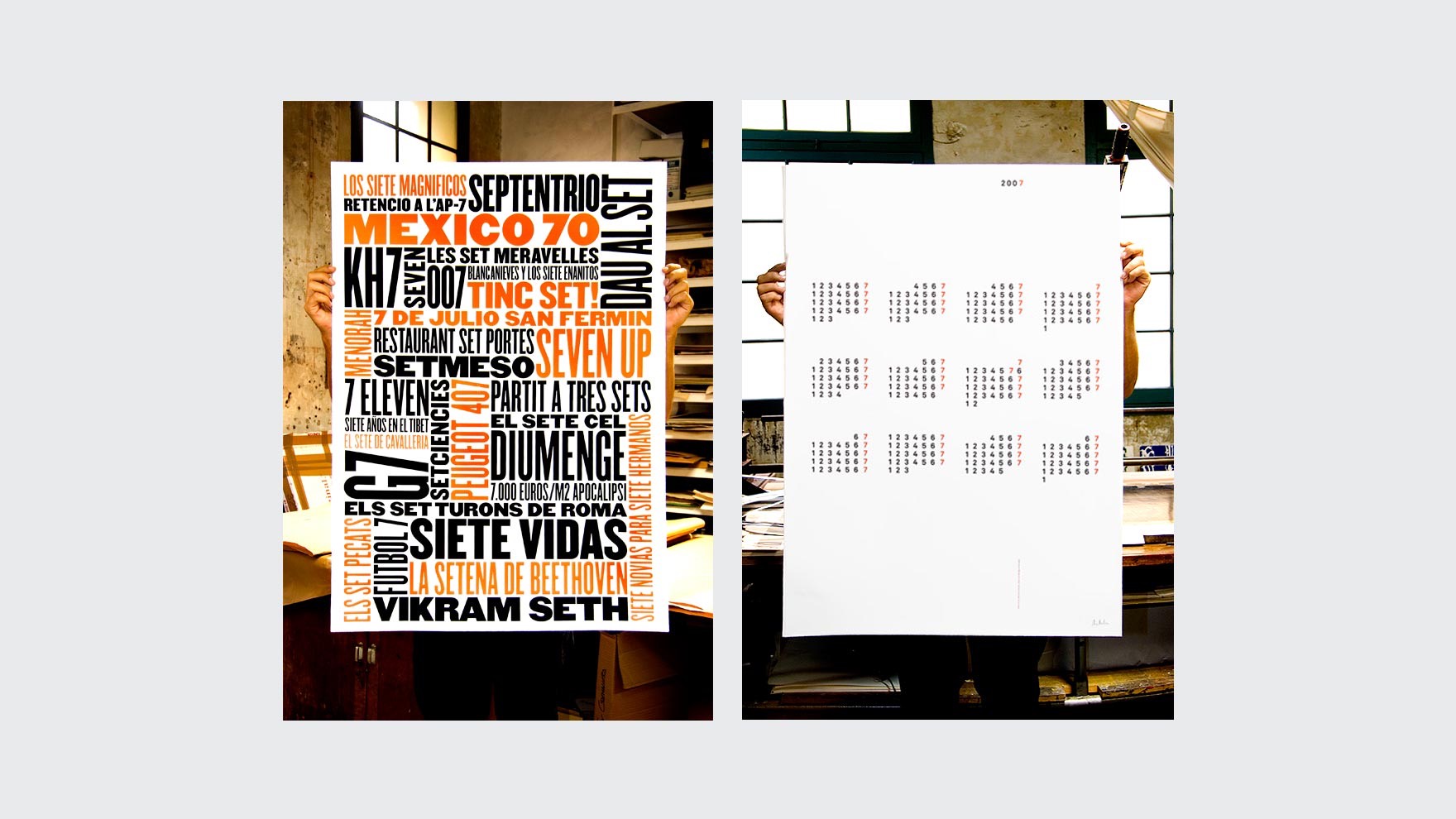POWERS OF SEVEN / GRAPHIC DESIGN