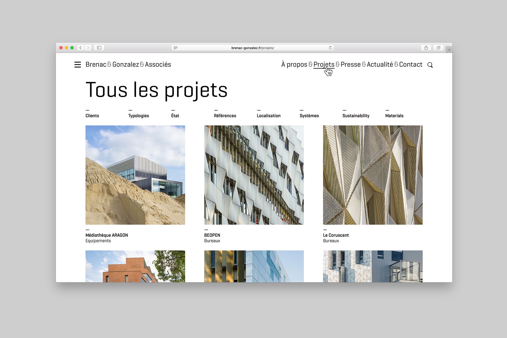 BRENAC ET GONZALEZ ET ASSOCIÉS / DISSENY WEB