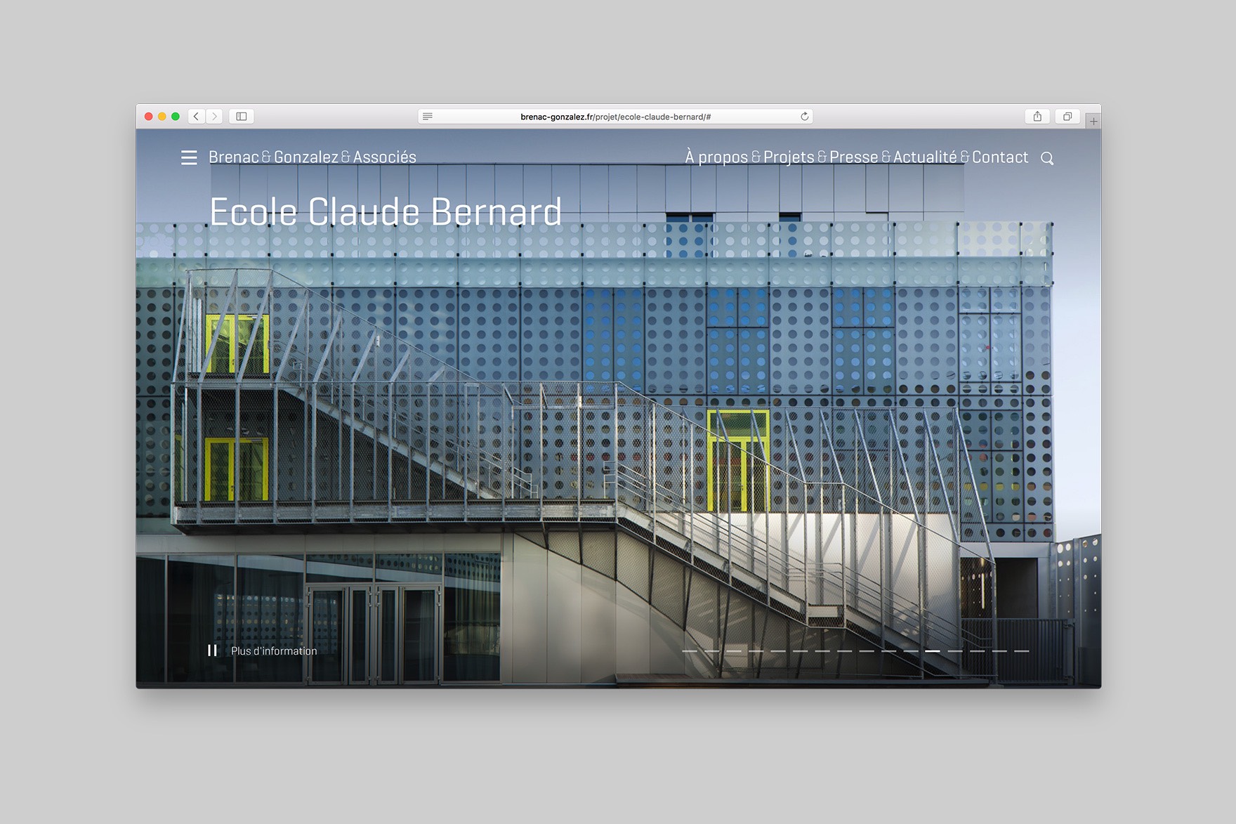 BRENAC ET GONZALEZ ET ASSOCIÉS / DISSENY WEB