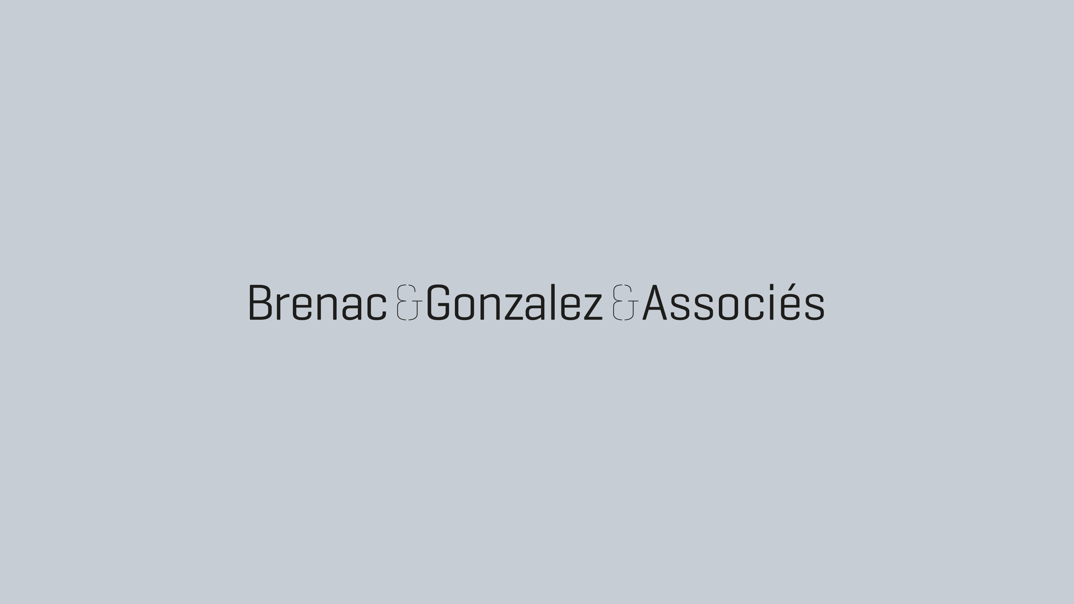 BRENAC ET GONZALEZ ET ASSOCIÉS / IDENTIDAD CORPORATIVA / BRANDING