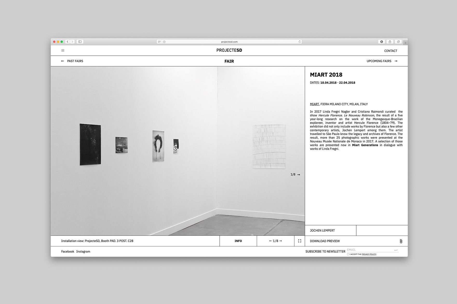 <span><span>P&agrave;gina d'una exposici&oacute; de la p&agrave;gina web PROJECTE SD. Dissenyat per l'estudi de branding i comunicaci&oacute; i programat per sevenap.</span></span>