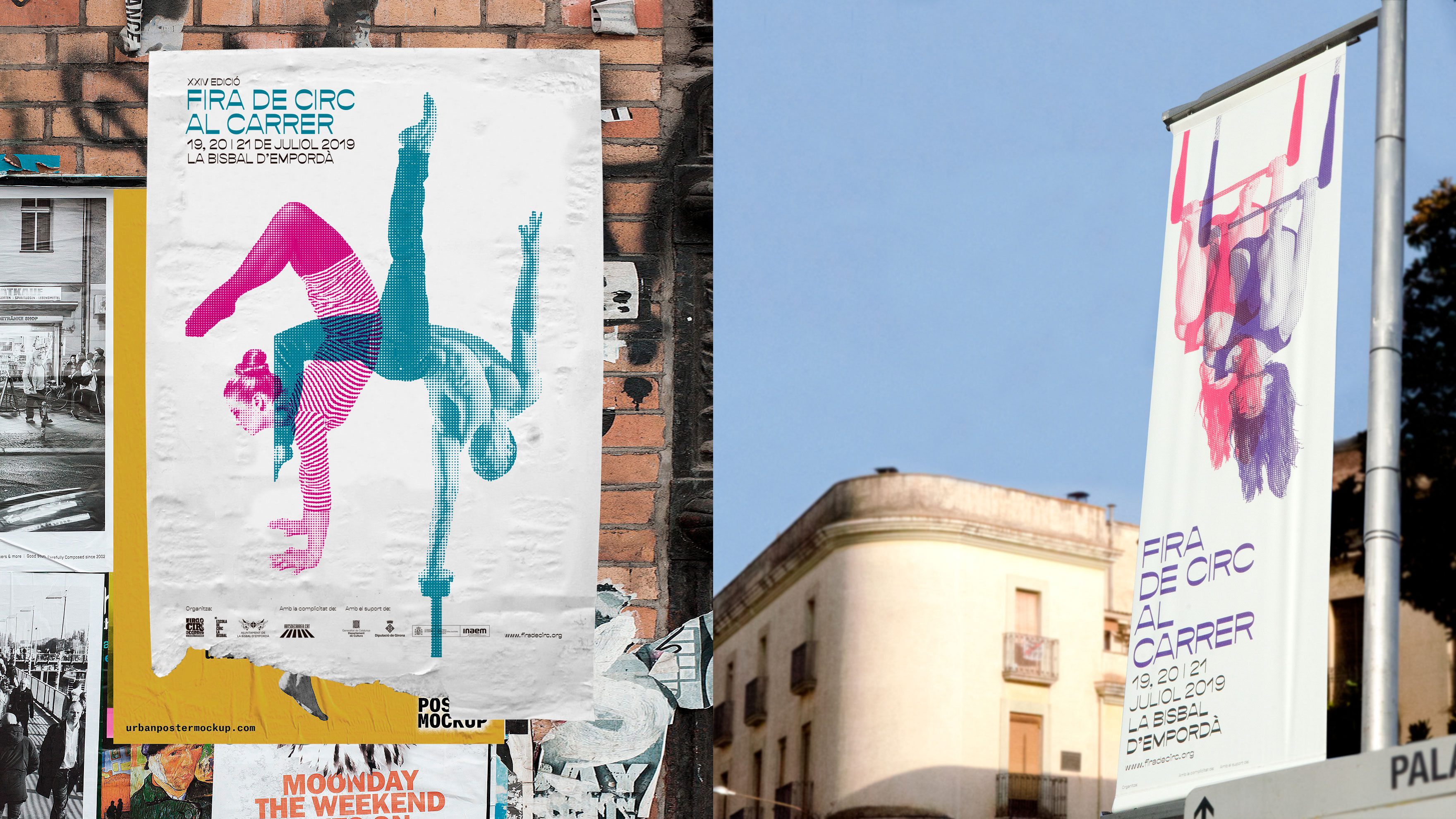 <span><span>Cartell per al XXIV FIRA DE CIRC A LA CARRER DE LA BISBAL. Dissenyat per l'estudi ESIETE de branding i comunicaci&oacute;.</span></span>