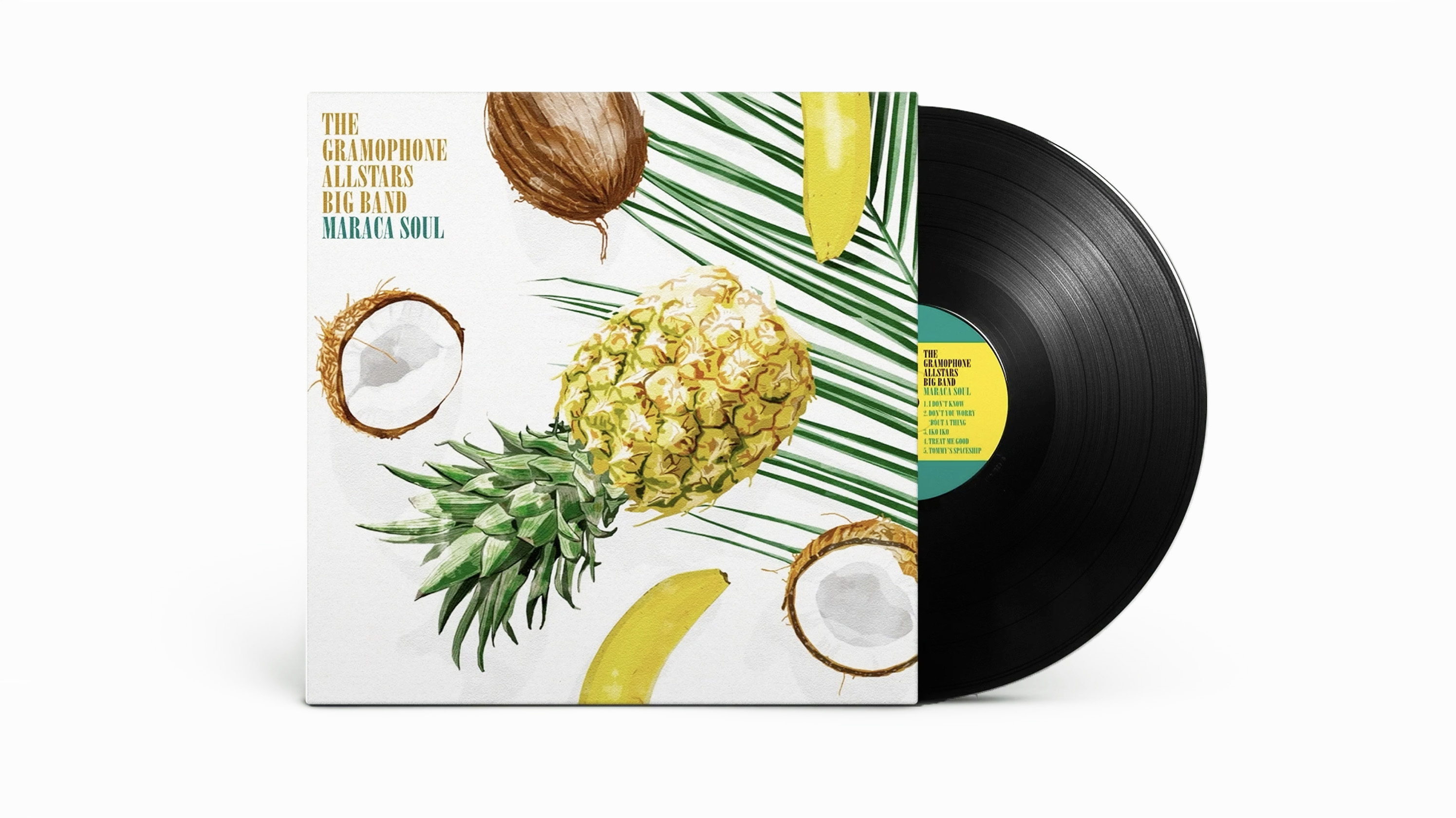 <span><span>Fotograf&iacute;a del vinilo THE GRAMPOHONE ALLSTARS BIG BAND, MARCA SOUL de la discogr&aacute;fica BANKROBBER. Dise&ntilde;ado por el estudio esiete de branding y comunicaci&oacute;n.</span></span>
