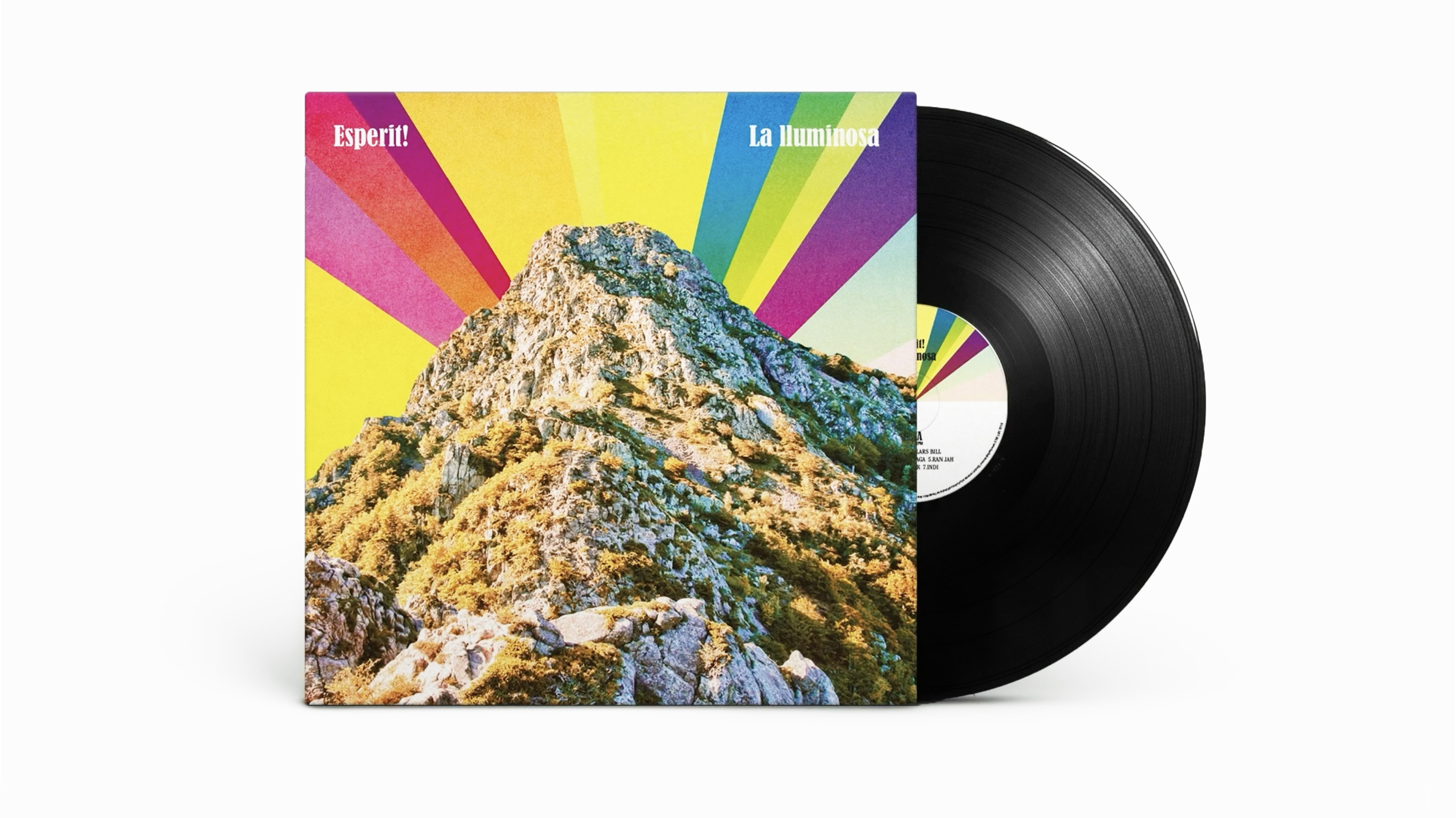 <span><span>Fotograf&iacute;a del vinilo ESPERIT!, LA LLUMINOSA de la discogr&aacute;fica BANKROBBER. Dise&ntilde;ado por el estudio esiete de branding y comunicaci&oacute;n.</span></span>