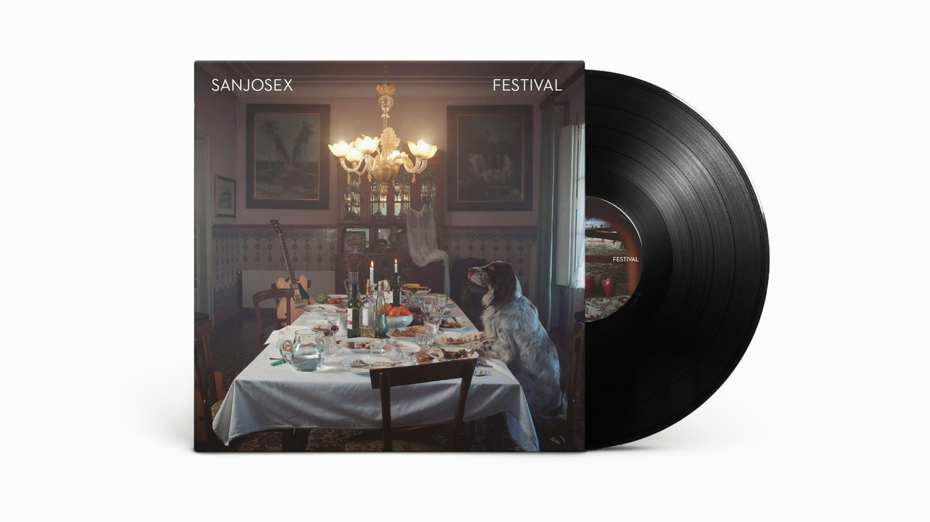 <span><span>Fotograf&iacute;a del vinilo SANJOSEX, FESTIVAL de la discogr&aacute;fica BANKROBBER. Dise&ntilde;ado por el estudio esiete de branding y comunicaci&oacute;n.</span></span>