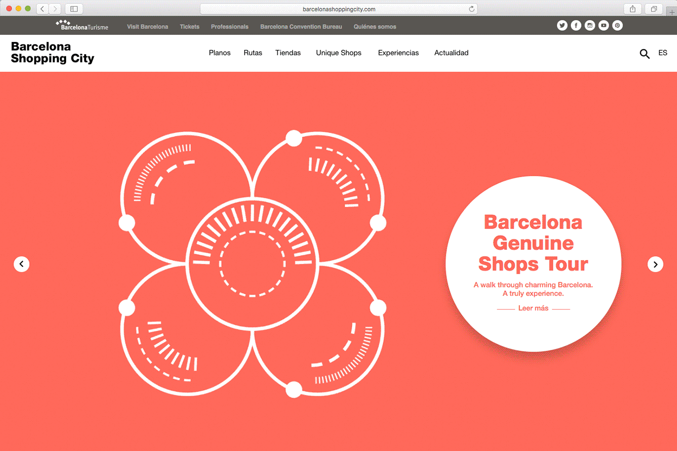 TURISME DE BARCELONA / DISEÑO WEB