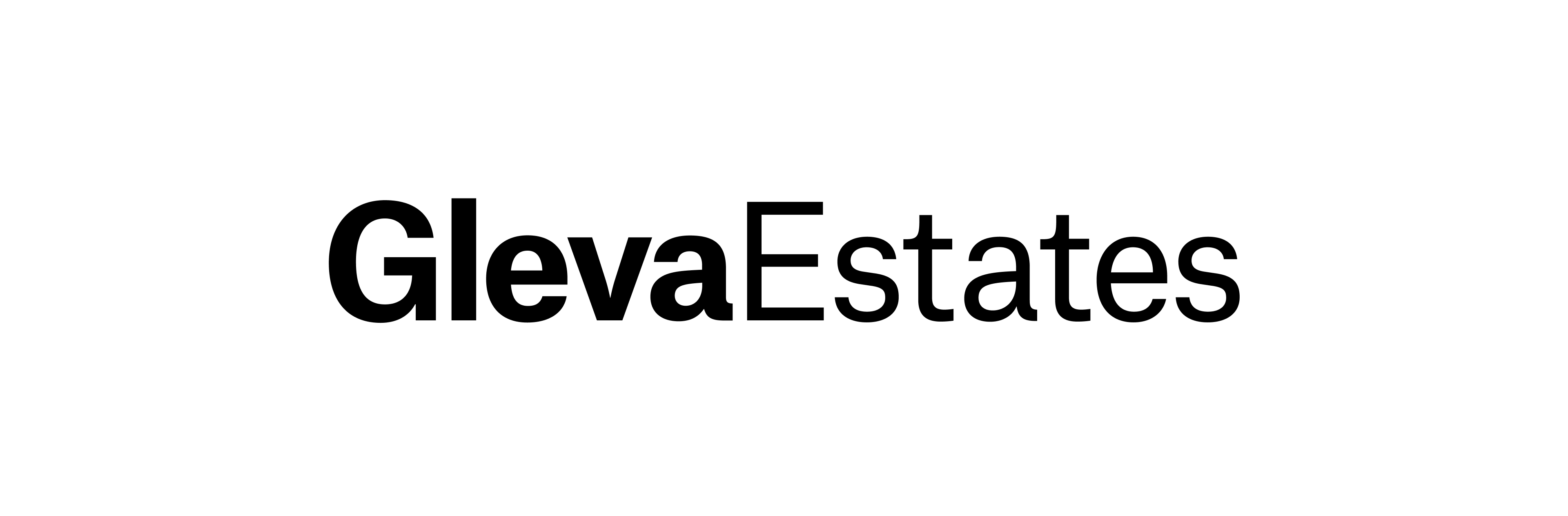 <span><span>Logotip per al projecte GLEVA ESTATES. Dissenyat per l'estudi ESIETE de branding i comunicaci&oacute;.</span></span>