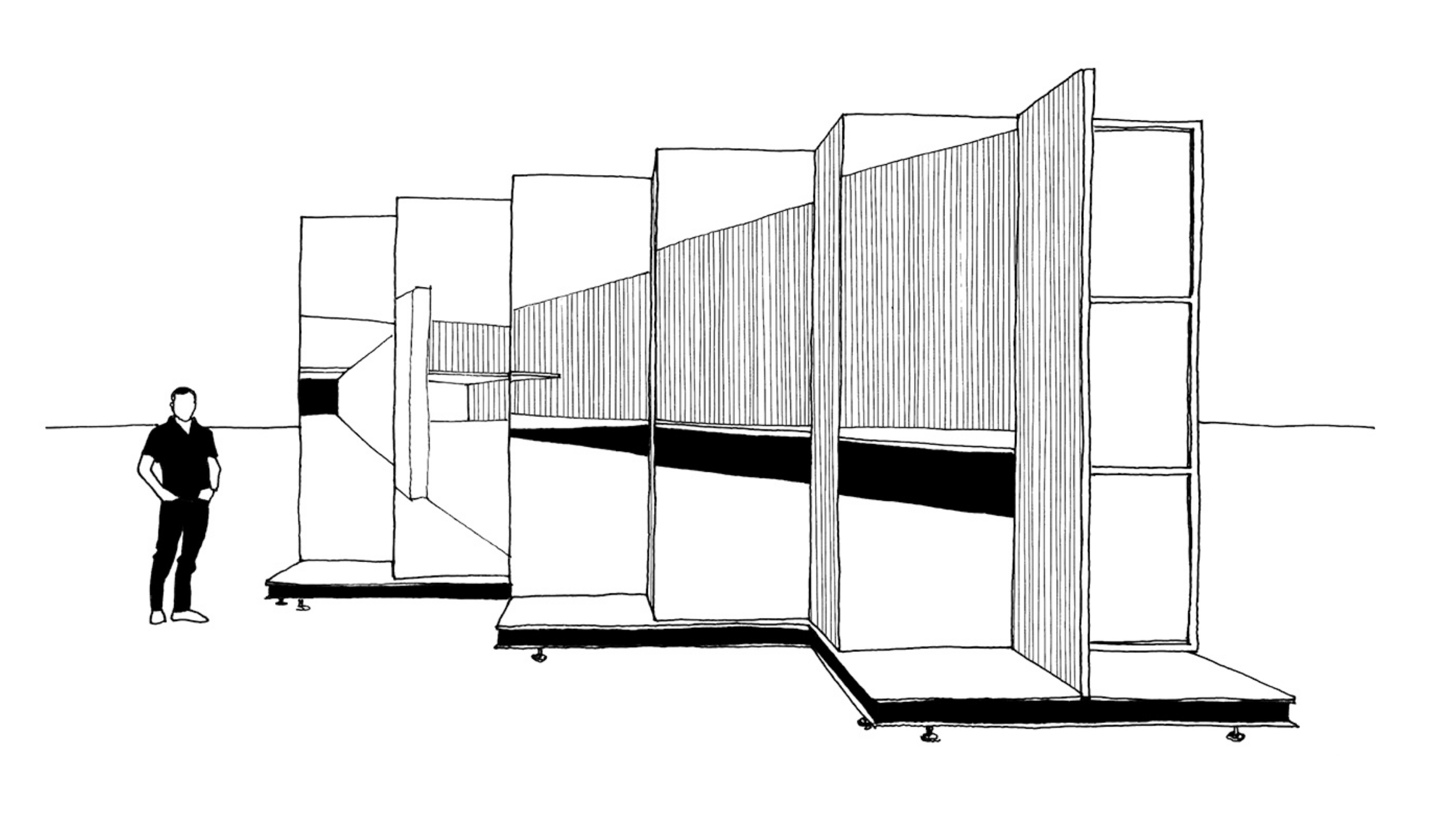 <span><span>Il&middot;lustraci&oacute; de la campanya d'una s&egrave;rie de cartells, mostrant un edifici per al XV Biennal Espanyola d'Arquitectura i Urbanisme, Dissenyat per l'estudi esiete de branding i comunicaci&oacute;.</span></span>