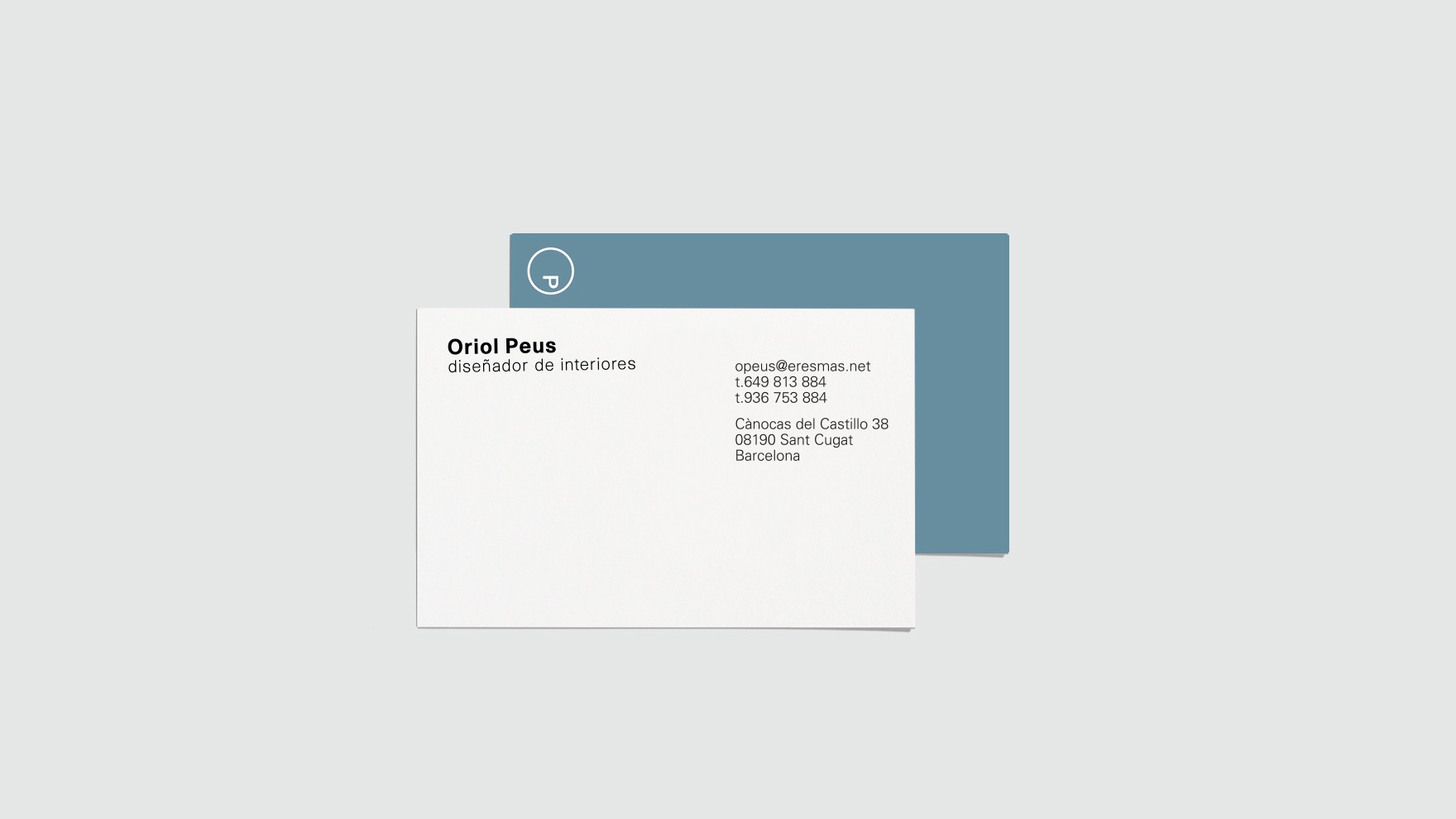 ORIOL PEUS ARQUITECTE / IDENTITAT CORPORATIVA / BRANDING