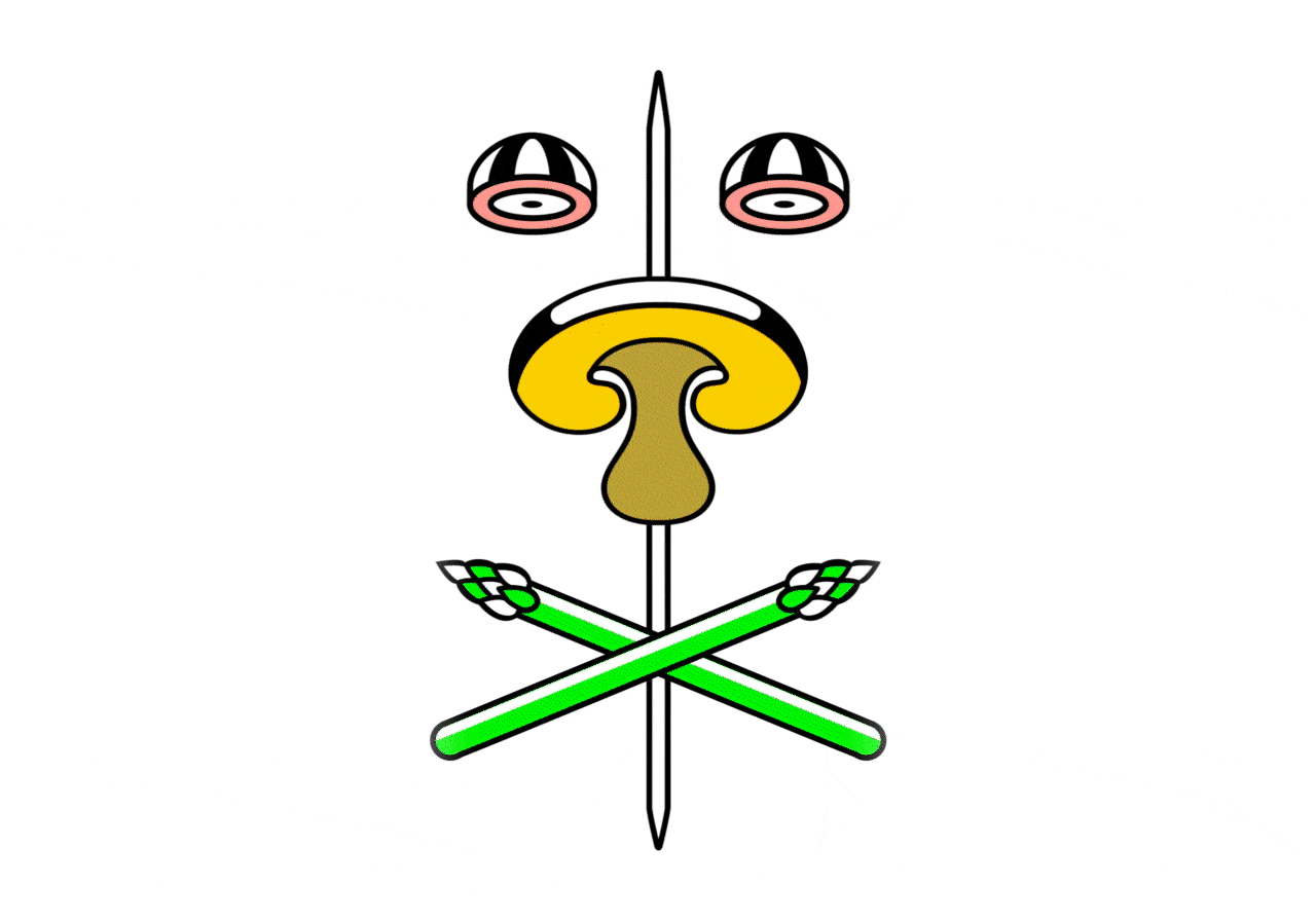 <span><span>Animaci&oacute; repetitiva on a partir d'un pinxo, i elements que trobem en plats de tapes, es van formant cares. Dissenyat per l'estudi esiete de branding i comunicaci&oacute;.</span></span>