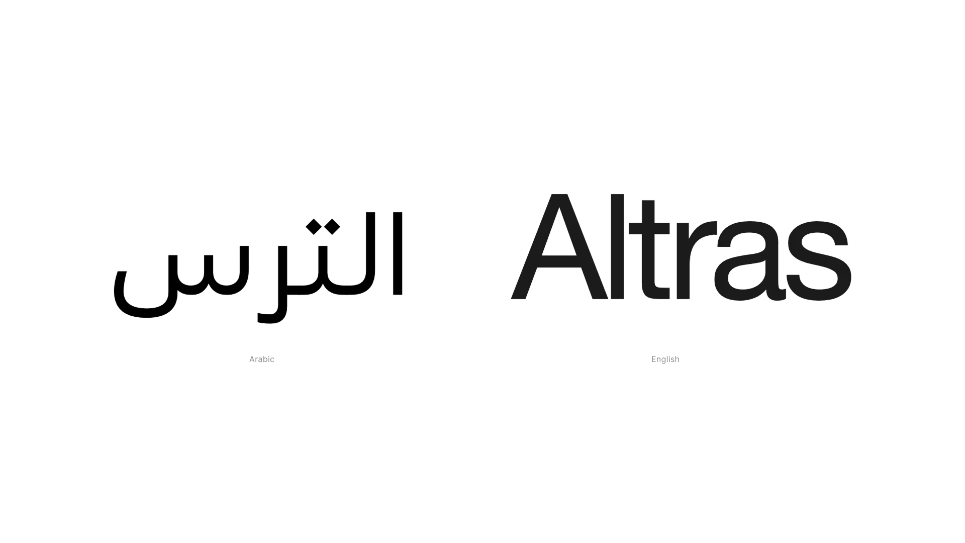 Image explaining the concept development of Altras logotype