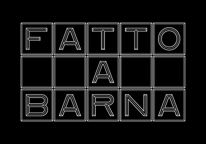 Fatto a Barna en Voreres Display, la tipograf&iacute;a de Osteria Condal