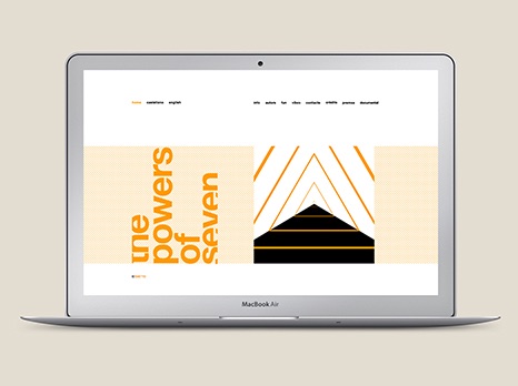 POWERS OF SEVEN / DISEÑO WEB