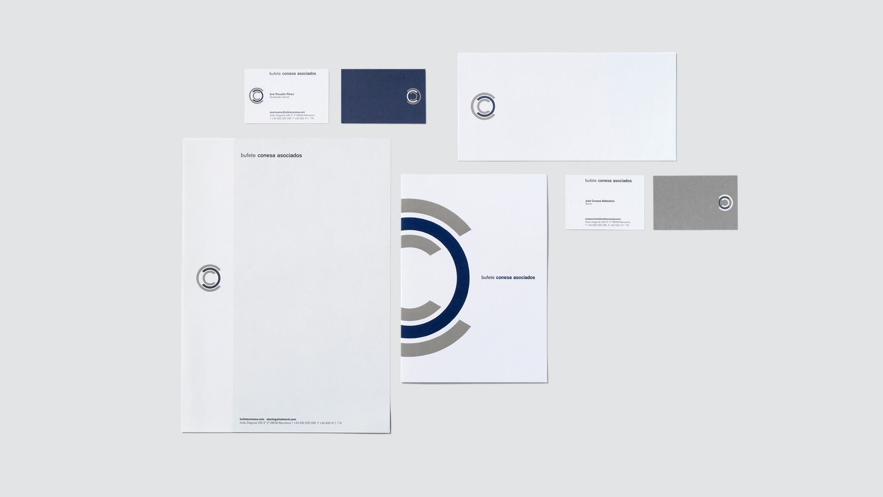 BUFETE CONESA ASOCIADOS / IDENTITAT CORPORATIVA / BRANDING