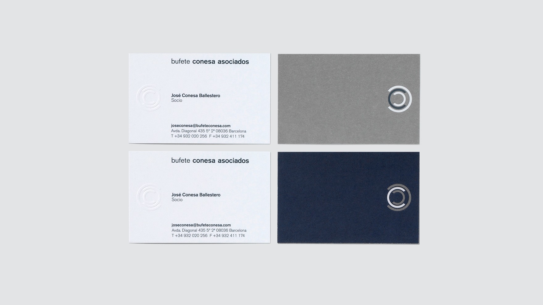 BUFETE CONESA ASOCIADOS / IDENTITAT CORPORATIVA / BRANDING