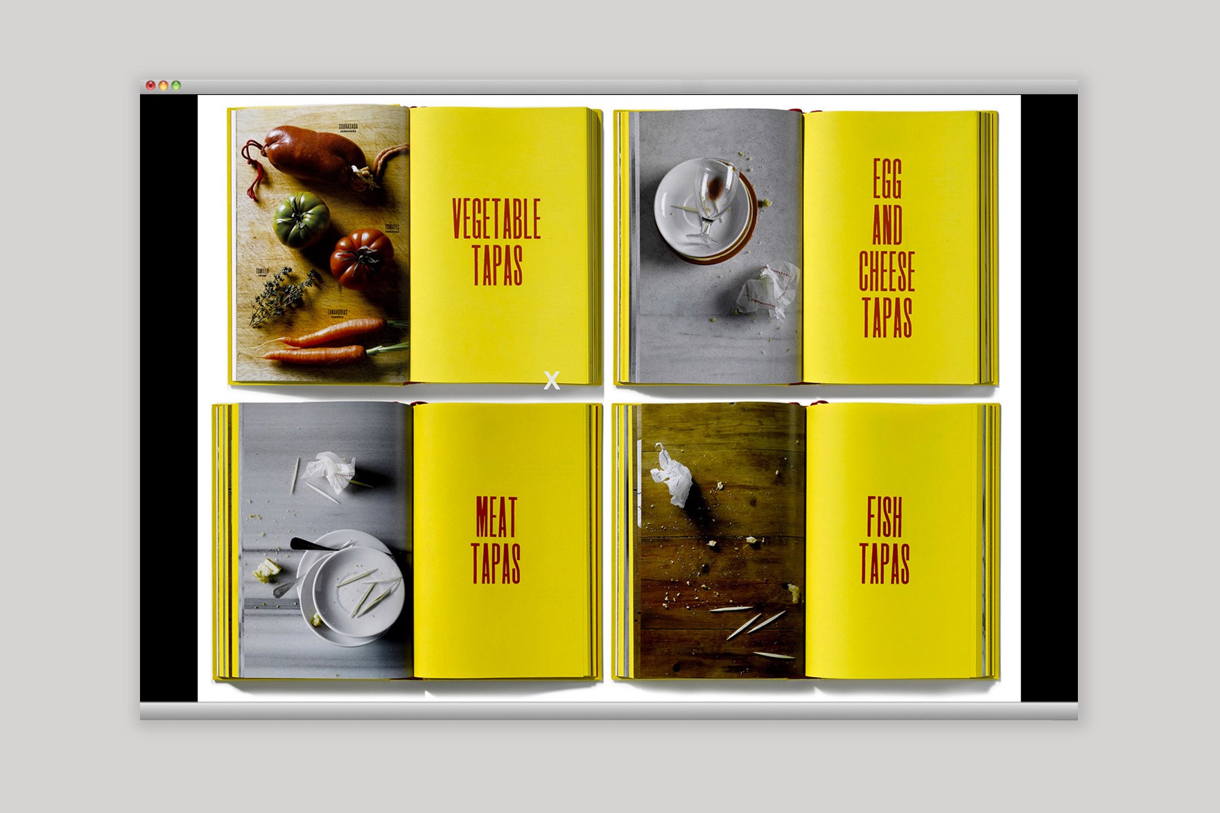 P&aacute;gina web &ldquo;El libro de tapas&rdquo; de la web portfolio de Mauricio Salinas. Incluye distintas fotos de la portada interior de la maquetaci&oacute;n editorial del libro. Web dise&ntilde;ada por el estudio de branding y comunicaci&oacute;n Esiete y programada por sevenap.