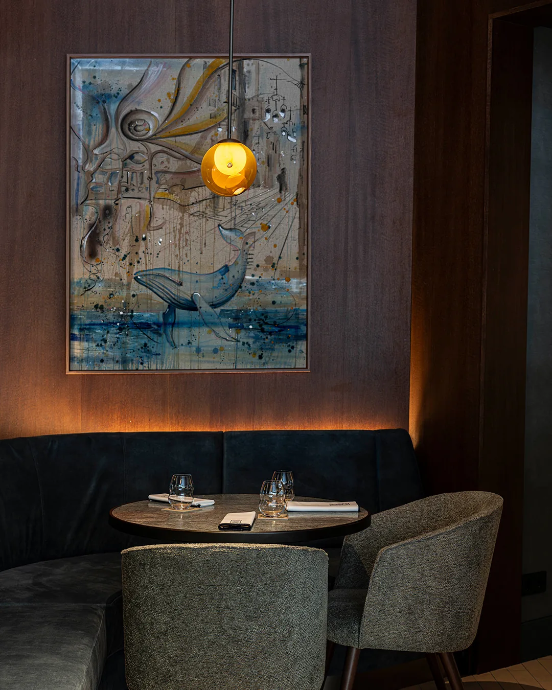 Interior de Osteria Condal en el Paral·lel de Barcelona